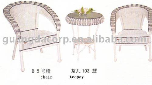 PLASTIC RATTAN FURNITURE 